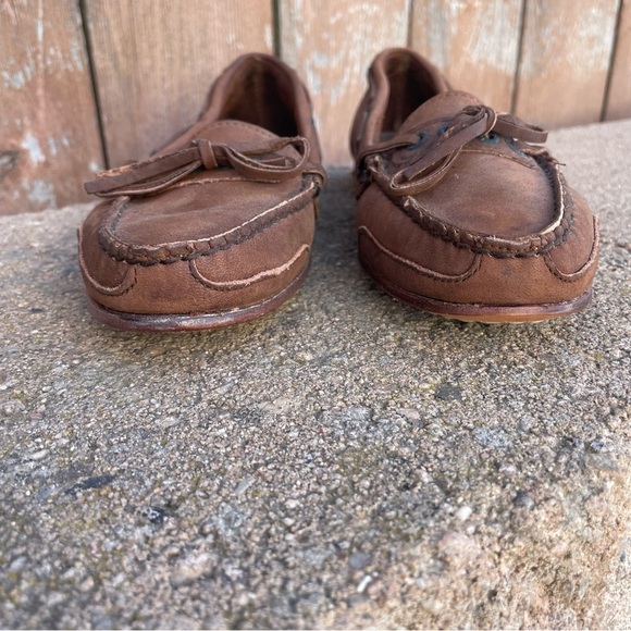 DEXTER Women’s Brown Leather Flat Loafer Slip On Made in USA Size 7 - Picture 5 of 11